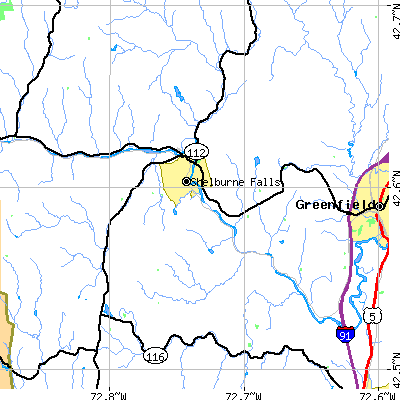 Zip code 01370 close-up map