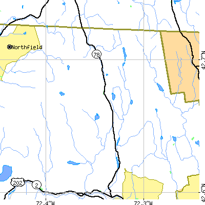 Zip code 01378 close-up map