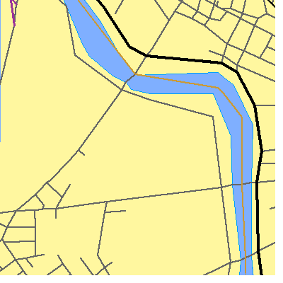 Zip code 02163 close-up map