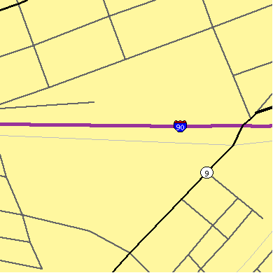 Zip code 02199 close-up map