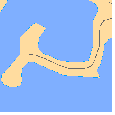 Zip code 02358 close-up map