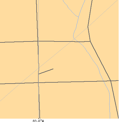 Zip code 48190 close-up map
