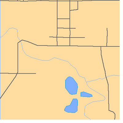 Zip code 49119 close-up map