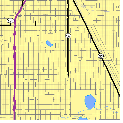 Zip code 55407 close-up map