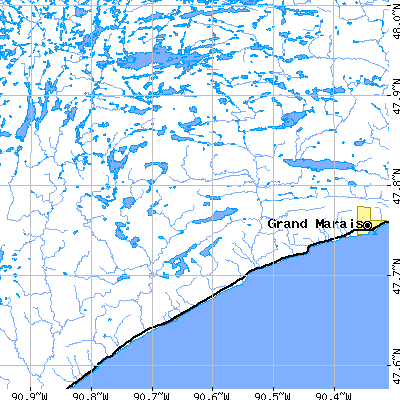 Zip code 55612 close-up map