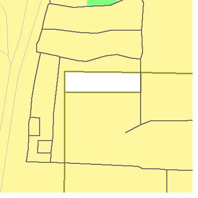 Zip code 72043 close-up map