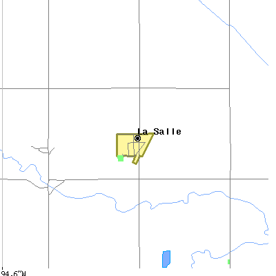 Zip code 56056 close-up map