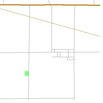 Zip code 56153 close-up map