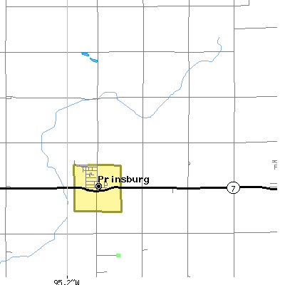 Zip code 56281 close-up map