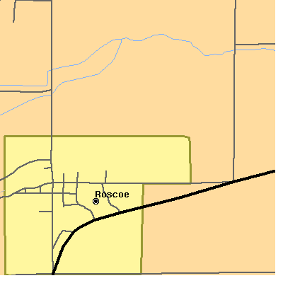 Zip code 56371 close-up map