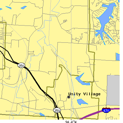 Zip code 64139 close-up map