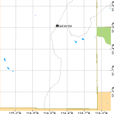 Zip code 89008 close-up map