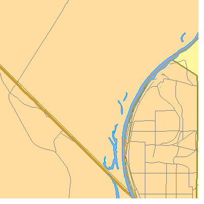 Zip code 89028 close-up map