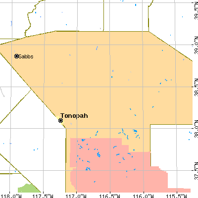 Zip code 89049 close-up map