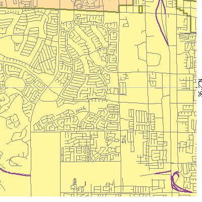 Zip code 89128 close-up map