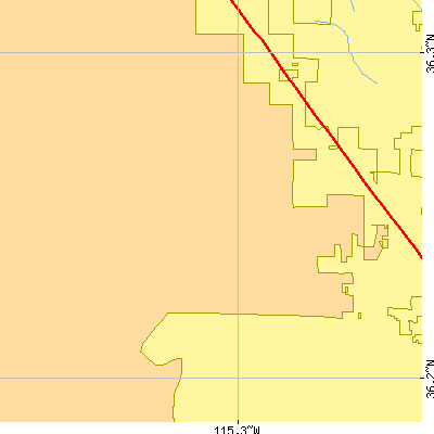Zip code 89129 close-up map