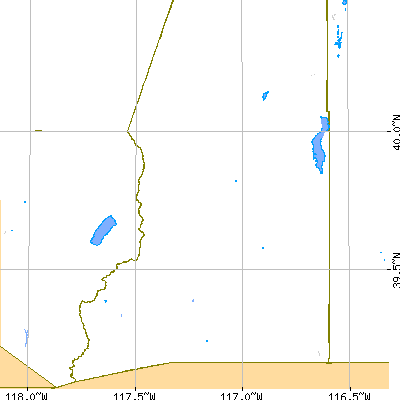 Zip code 89310 close-up map