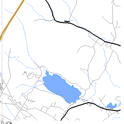 Zip code 03233 close-up map