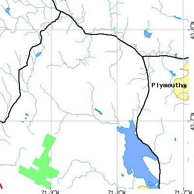 Zip code 03241 close-up map