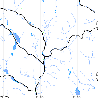 Zip code 03279 close-up map