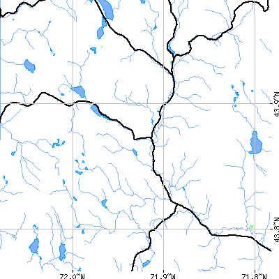 Zip code 03282 close-up map