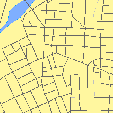 Zip code 07505 close-up map