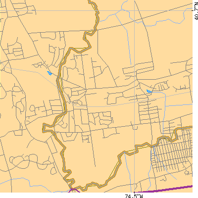 Zip code 07946 close-up map