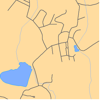 Zip code 07970 close-up map