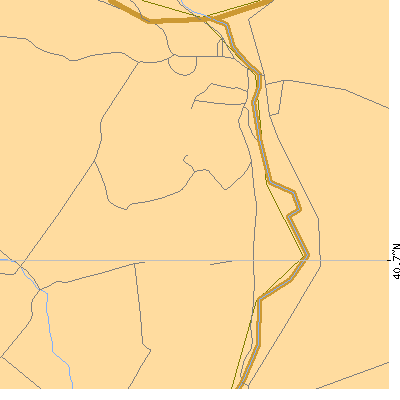Zip code 07979 close-up map