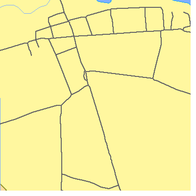 Zip code 08001 close-up map