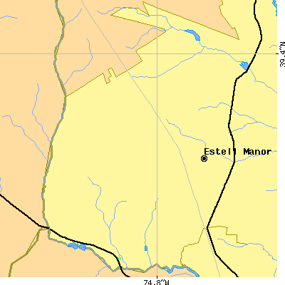 Zip code 08319 close-up map
