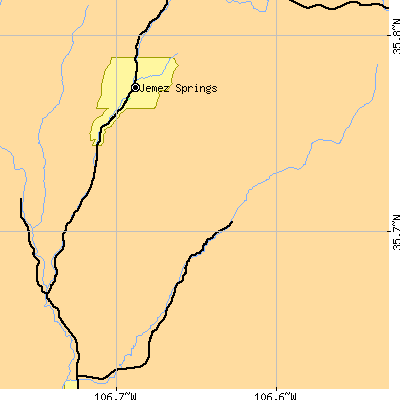Zip code 87044 close-up map