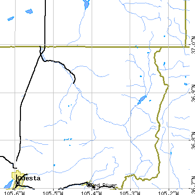Zip code 87512 close-up map