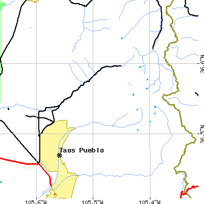 Zip code 87514 close-up map