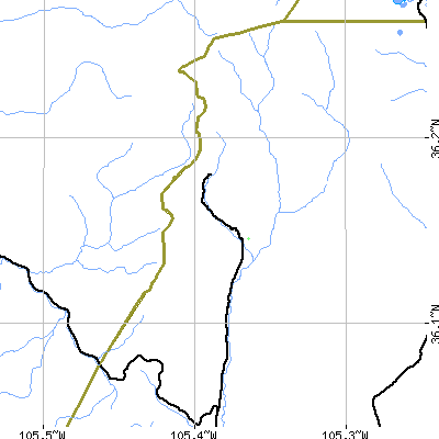 Zip code 87713 close-up map