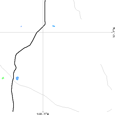Zip code 88065 close-up map