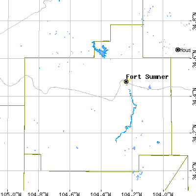 Zip code 88119 close-up map