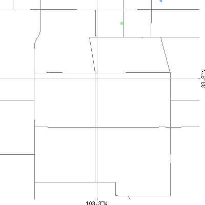 Zip code 88126 close-up map