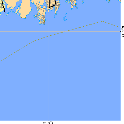 Zip code 06390 close-up map