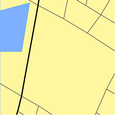 Zip code 10048 close-up map