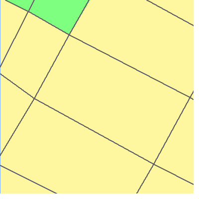 Zip code 10153 close-up map