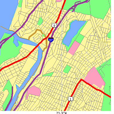 Zip code 10468 close-up map