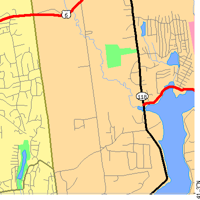 Zip code 10527 close-up map