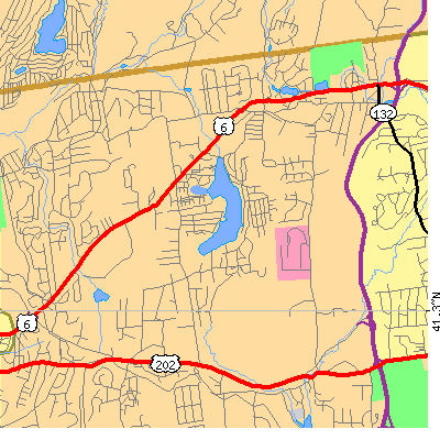 Zip code 10547 close-up map