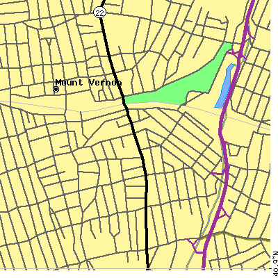 Zip code 10553 close-up map