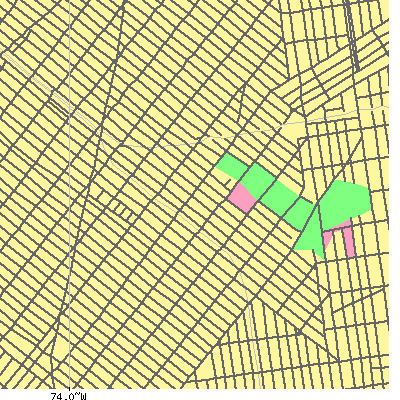 Zip code 11204 close-up map