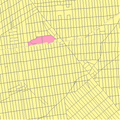 Zip code 11210 close-up map