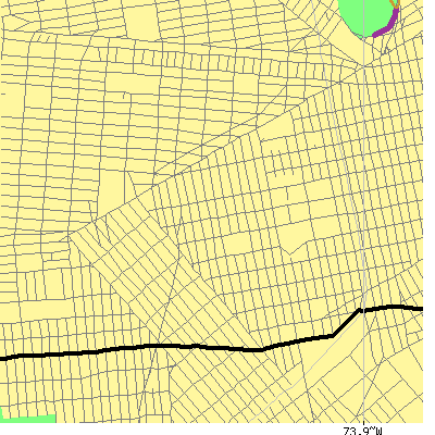 Zip code 11212 close-up map