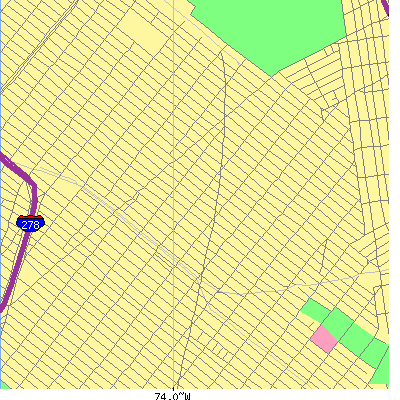 Zip code 11219 close-up map