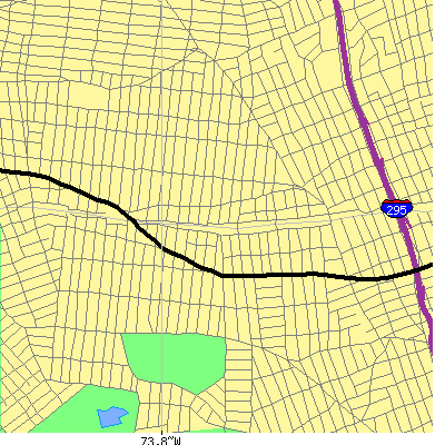 Zip code 11358 close-up map